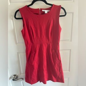 Diane Von Furstenberg red dress